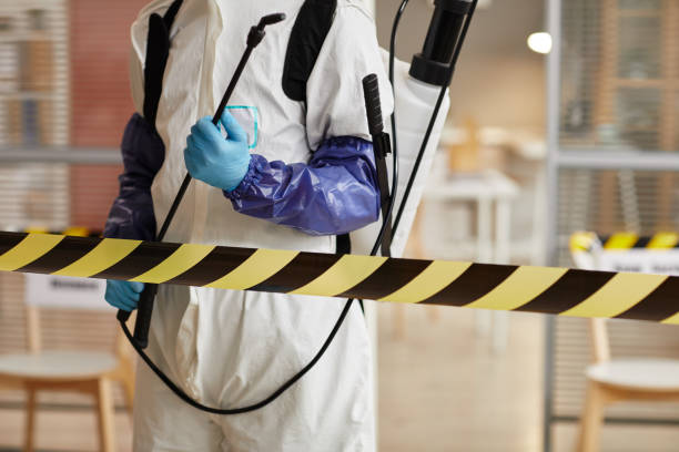 Professional Blood Cleanup technician working in Chester, IL
